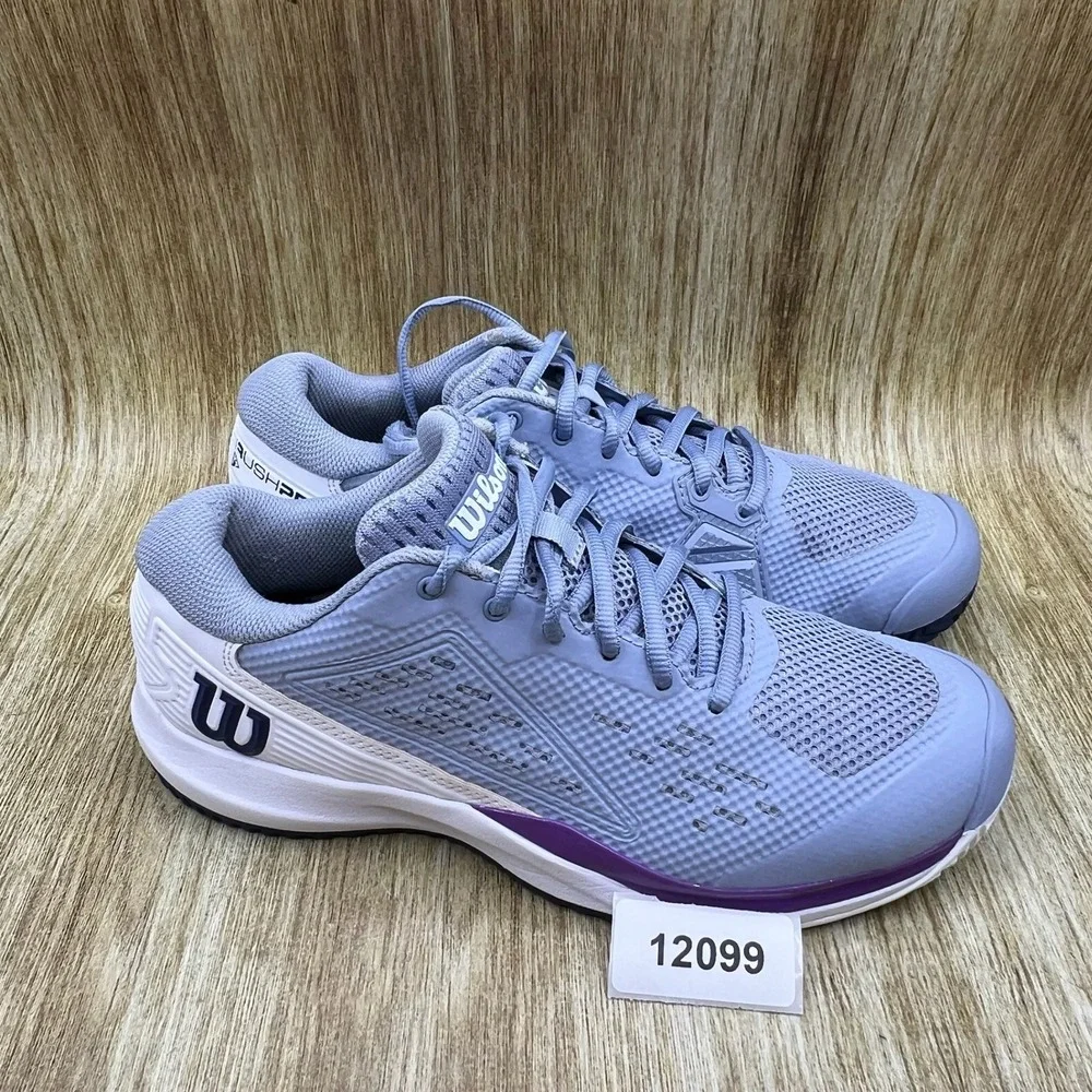 Wilson Rush Pro Ace Tennis Shoes Women's Size 8.5 Blue Purple Sneakers WRS330820